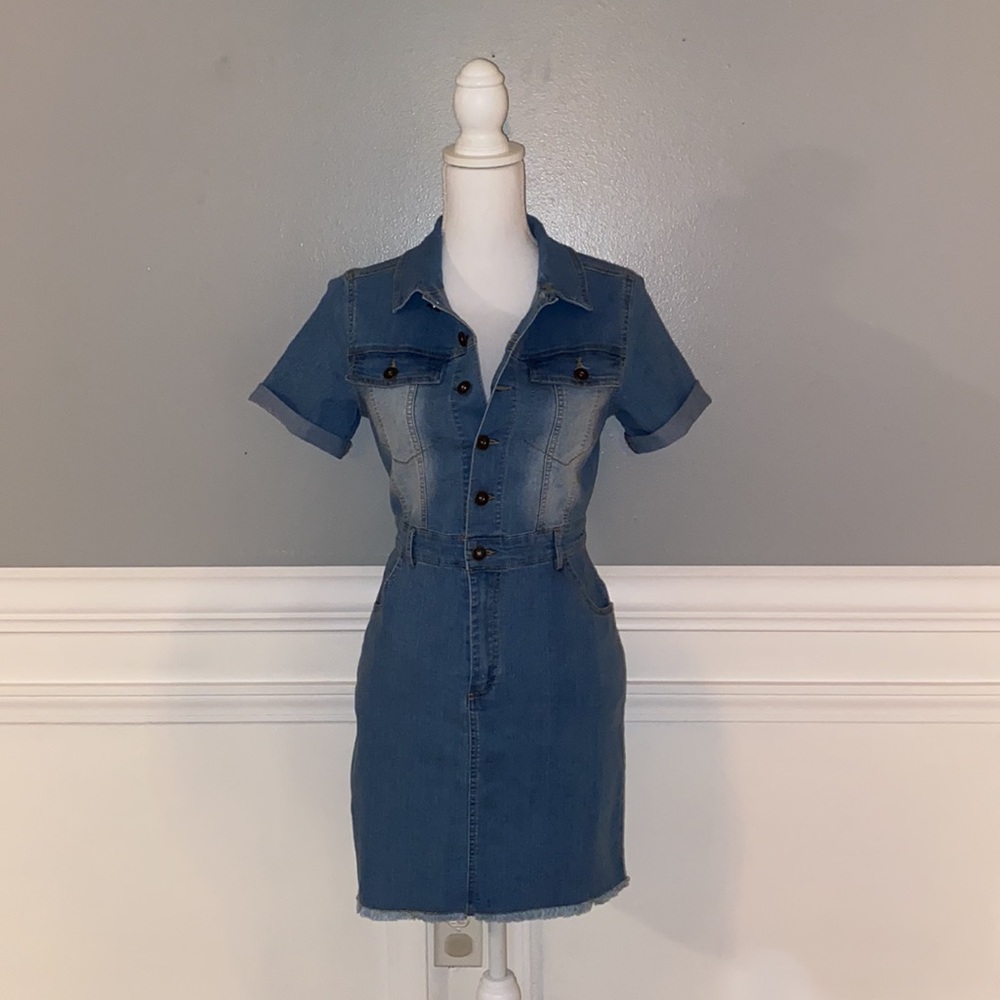 Denim dress